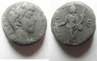 Ancient Coins -  Egypt. Alexandria under Lucius Verus (AD161-169). Billon tetradrachm (19mm, 12.35g). Struck in regnal year 9 (AD 145/6). 