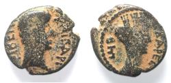 Ancient Coins - DECAPOLIS. GADARA. TIBERIUS AE 17