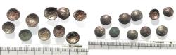 Ancient Coins - LOT OF 10: ARABIA, Southern. Himyar. 'Amd?n Bay?n Yahaqbi?. Circa AD 100-120. AR Fractions. 0.30 gm