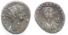 Ancient Coins - EGYPT, Alexandria. NERO SILVER TETRADRACHM. Poppaea