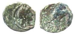 Ancient Coins - Nabataean Kingdom. PHASAEL. ARETAS IV's SON AE 14