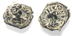 Ancient Coins - Arabia, Bostra. Commodus, as Caesar. 166-177 AD. AE 18