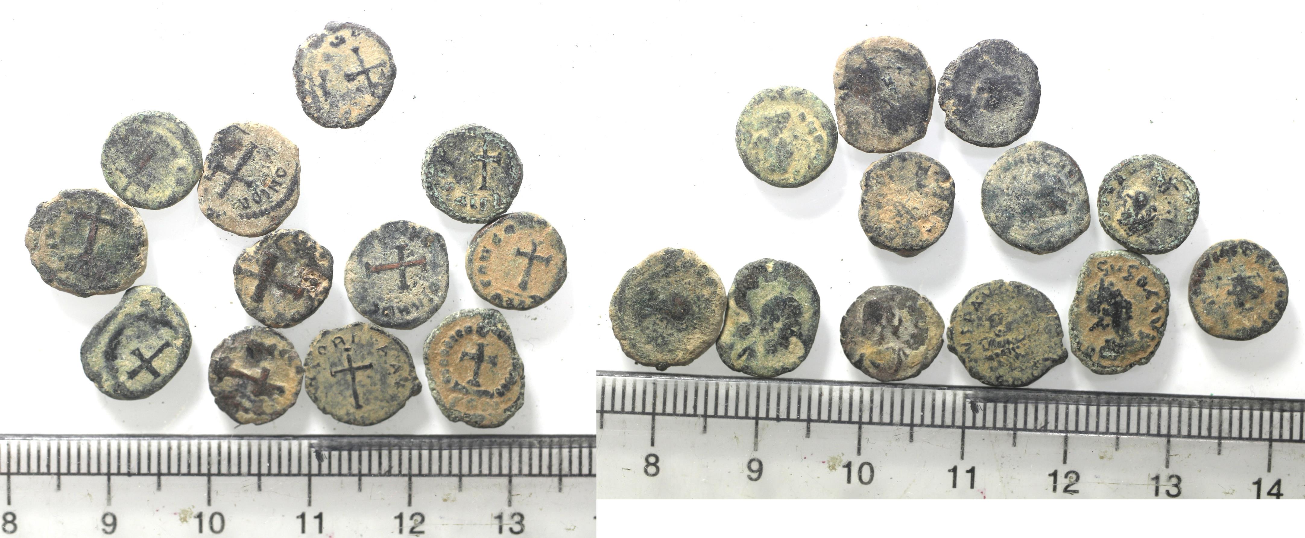 Rare Reverse Lot ROMAN. LOT OF 12 AE 4 COINS. WITH CROSS REVERSE | Lots & Collections