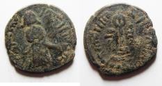 World Coins - ISLAMIC, Umayyad Caliphate. temp. 'Abd al-Malik ibn Marwan. AH 65-86 / AD 685-705. Æ Fals
