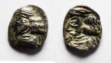 Ancient Coins - Kings of Persis. 2nd century BC. AR Obol