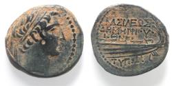 Ancient Coins - SELEUCID KINGDOM. DEMETRIUS II AE 20. TYRE