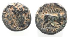 Ancient Coins - SELEUKID EMPIRE. Seleukos I Nikator. 312-281 BC. Æ 17