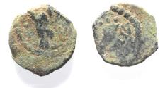Ancient Coins - Judaea. Herod the Great 37 - 4 BC. AE Lepton. EAGLE