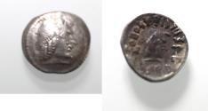 Ancient Coins - ARABIA, Southern. Himyar.. Circa AD 2nd Century. AR Drachm