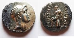 Ancient Coins - Seleukid Kings. Demetrios I Soter (162-150 BC). AR tetradrachm (26mm, 16.75g). “Antioch on the Persian Gulf" mint.