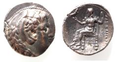 Ancient Coins - Apparently unpublished: Kings of Macedon. Alexander III the Great (336-323 BC).  AR Tetradrachm (25mm, 17.12g). Susa mint. Posthumous issue struck c. 320-316 BC.