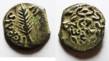 Ancient Coins - JUDAEA. Porcius Festus Procurator under Nero AE Prutah. 58/59 C.E.