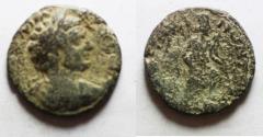 Ancient Coins - Decapolis . Medaba. Geta., 209-212 CE. AE 23