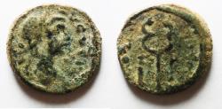 Ancient Coins - Unpublished: Phoenicia. Ake-Ptolemais under Severus Alexander (AD222-235). AE 17mm, 2.90g.