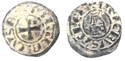 World Coins - Crusaders States. Kingdom of Jerusalem. Amaury (1163-1174). Billon denier