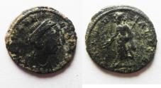 Ancient Coins - HELENA AE 4 . AS FOUND