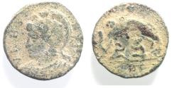 Ancient Coins - AS FOUND: CONSTANTINE I AE 3 . COMMEMORATIVE ISSUE. SHE WOLF