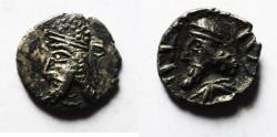 Ancient Coins - Kings of Persis. 2nd century BC. AR Obol