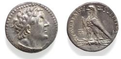 Ancient Coins - Ptolemaic Kings. Ptolemy IV Philometor (first sole reign, 180-170 BC). AR tetradrachm (26mm, 12.74g). Cypriot mint. Struck in uncertain era year 87 (176/5 BC).