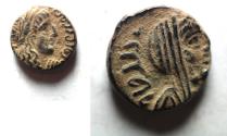 Ancient Coins - Arabia. Nabataean Kings. Rabbel II (AD 70-105). AR sela (13mm, 3.0g). Struck in regnal year 11-22 (AD 80/1-91/2).