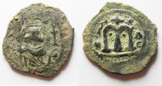 World Coins - 	ARAB-BYZANTINE. DAMASCUS MINT. BEAUTIFUL AS FOUND