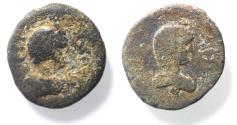 Ancient Coins - Egypt. Antinoöpolis (?). Circa 2nd-3rd centuries. Lead tessera (22 mm, 9.61g).