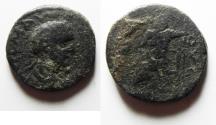 Ancient Coins - DECAPOLIS. ARABIA. ESBUS UNDER ELAGABALUS AE 22