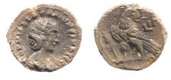 Ancient Coins - Egypt. Alexandria under Salonina (Augusta, AD 253-268). AE drachm (22mm, 7.90g). Struck in regnal year 13 of Gallienus (AD 265/6).