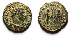 Ancient Coins - AS FOUND. DIOCLETIAN AE FOLLIS. ALEXANDRIA