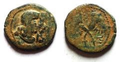 Ancient Coins - Arabia. Nabataean Kings. Obodas II (ca. 30-9 BC). AE. Struck in regnal year 6 (25/4 BC).