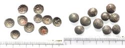 Ancient Coins - LOT OF 10: ARABIA, Southern. Himyar. 'Amd?n Bay?n Yahaqbi?. Circa AD 100-120. AR Fractions. 0.30 gm