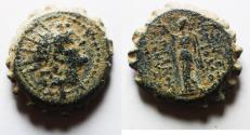Ancient Coins - SELEUKID EMPIRE, Antiochos VI Dionysos. AE 17. 144-142 BC. Antioch.
