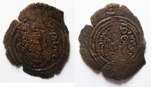 World Coins - Arab-Sasanian, AE Pashiz