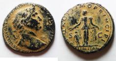 Ancient Coins - Trajan (AD 98-117) Æ AS