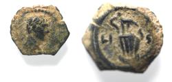 Ancient Coins - EGYPT. ALEXANDRIA. TRAJAN AE DICHALKON