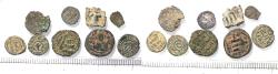 Ancient Coins - LOT OF 9 ISLAMIC COINS. INCLUDING ARAB BYZANTINE