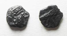 Ancient Coins - South Arabia. Sabean kingdom. Late 4th-mid 2nd centuries BC. AR eighth unit (7mm, 0.35g). Imitating Athens.