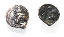 Ancient Coins - Kings of Persis. 2nd century BC. AR Obol