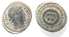 Ancient Coins - AS FOUND. CONSTANTINE I AE FOLLIS.