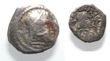 Ancient Coins - ARABIA, Southern. Himyar.. Circa AD 2nd Century. AR Drachm
