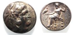 Ancient Coins - Seleukid Kings. Seleukos I Nikator (312-281 BC). AR Tetradrachm (27mm, 16.98g). In the name and types of Alexander III of Macedon. Babylon I. Struck c. 311-300 BC.