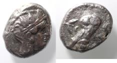 Ancient Coins - Eastern Imitation of Athens. Fourth century BC. AR tetradrachm (24mm, 16.75g).
