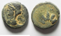 Ancient Coins - DECAPOLIS. PHILADELPHIA. PSEUDO-AUTONOMOUS AE 19. STRUCK IN CIVIC YEAR 143 (AD 80/1).