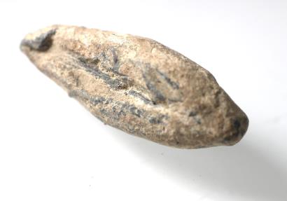 Ancient Coins - Greek Near East. Lead sling bullet (35 x 13 x 12 mm, 27.50g).