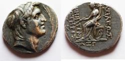 Ancient Coins - Seleukid Kings. Demetrios I Soter (162-150 BC). AR tetradrachm (29mm, 16.27g). Antioch on the Orontes mint. Struck SE 161 (152/1 BC).