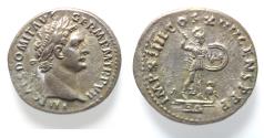 Ancient Coins - DOMITIAN SILVER DENARIUS. TOP QUALITY!