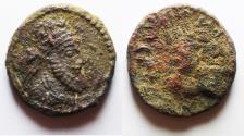 Ancient Coins - AS FOUND: KINGS of CHARACENE. Meredates. Circa mid 140s AD. Æ Tetradrachm