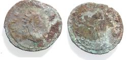Ancient Coins - AS FOUND: GALLIENUS BILLON ANTONINIANUS. LIGHT ENCRUSTATIONS