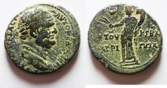 Ancient Coins - Judaea. Herodian Dynasty. Agrippa II with Vespasian (AD 69-79).  AE 28mm, 15.95g. Caesarea Panias mint. Struck in year 26 of the first era of Agrippa II (AD 74/5).