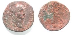 Ancient Coins - NICE AS FOUND: JUDAEA. GALILEE . TIBERIAS. TRAJAN. AE 23